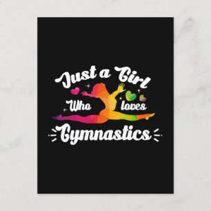 Tarjeta De Recepción Sólo una chica que ama la gimnasia