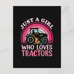 Tarjeta De Recepción Sólo una chica que ama los tractores