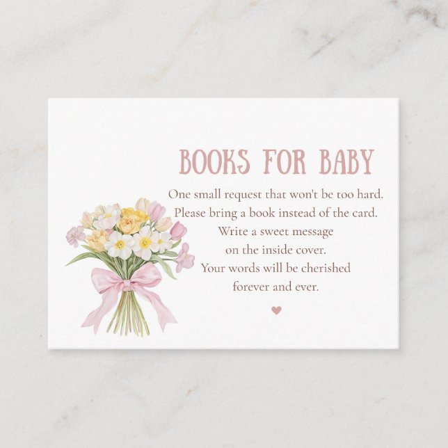 Tarjeta De Recepción Some Bunny is on the way Invitation Set, Girl Bunn (Anverso)