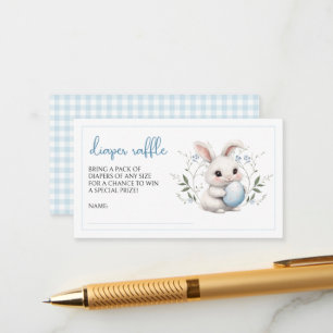 Tarjeta De Recepción Somebunny Sweet Easter Baby Shower Diaper Raffle