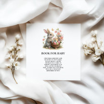 Somebunny Wildflower Solicitud de libro de Baby Sh