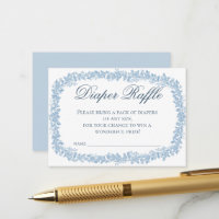 Sorteo de Marco Floral Toile Antiguo Azul