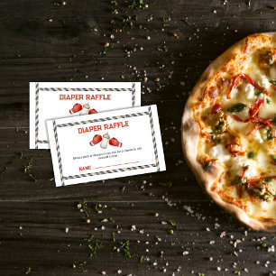 Tarjeta De Recepción Sorteo de pañales Boxeo Pequeño Campeón Shower de 