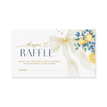 Sorteo de pañales con azulejos azules y limón ital