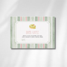 Sorteo de pañales con donut de matcha rayado vinta