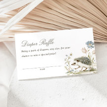 Sorteo de pañales Cottage Floral Erizo