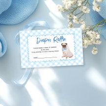 Sorteo de pañales de cuadros azules para perro