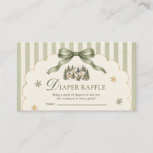 Sorteo de pañales de Navidad para baby shower