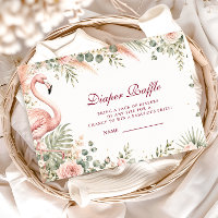 Sorteo de pañales Elegant Pink Flamingo Safari