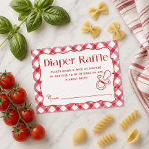 Sorteo de pañales italiano dibujado a mano Pasta &