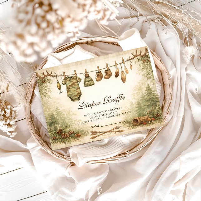 Tarjeta De Recepción Sorteo de pañales Little Hunter Woodland (Subido por el creador)