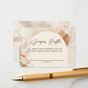 Tarjeta De Recepción Sorteo de pañales Pampas Neutro