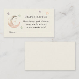 Tarjeta De Recepción Sorteo de pañales para baby shower Boho sobre la l