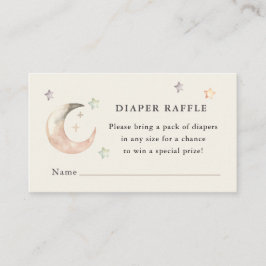 Tarjeta De Recepción Sorteo de pañales para baby shower Boho sobre la l