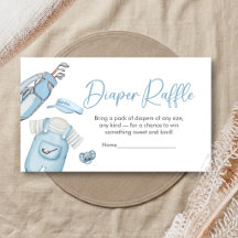 Sorteo de pañales para baby shower de Golf Little 