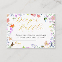 Sorteo de pañales para baby shower Little Love Bug