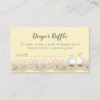 Tarjeta De Recepción Sorteo de pañales Silly Goose