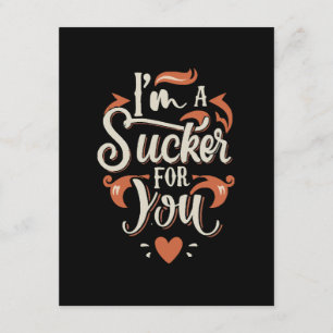 Tarjeta De Recepción Soy un Sucker para ti