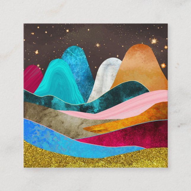 Tarjeta De Recepción Space Mountains (Anverso)