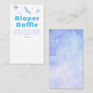 Tarjeta De Recepción Stars Diaper retrata billetes de Baby Shower