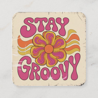 Tarjeta De Recepción Stay Groovy