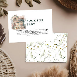 Tarjeta De Recepción Storybook A New Chapter Baby Shower Book Request E
