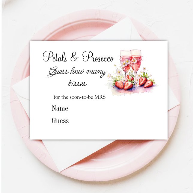 Tarjeta De Recepción Strawberry Champagne Boda de ducha de novia juego (Subido por el creador)