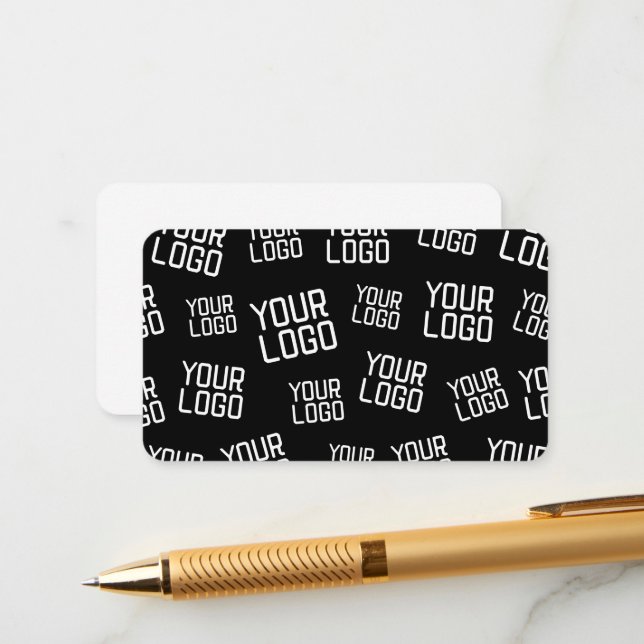 Tarjeta De Recepción Su diseño o logotipo comercial | Colocación aleato (Anverso/Reverso In Situ)