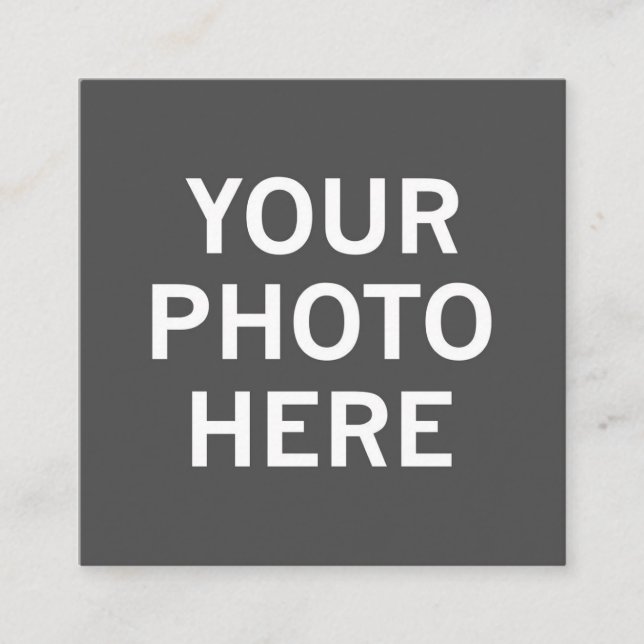 Tarjeta De Recepción Su foto aquí (Anverso)