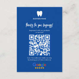 Tarjeta De Recepción Su logotipo | Dentista empresarial Minimalista mod