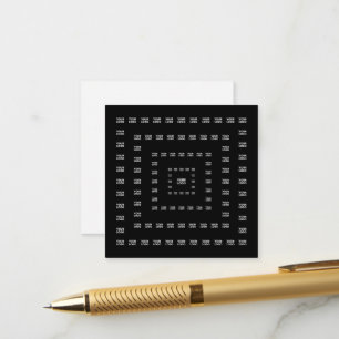 Tarjeta De Recepción Su logotipo o cualquier diseño/imagen Patrón cua