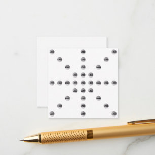 Tarjeta De Recepción Su logotipo o cualquier imagen cargada   Patrón de