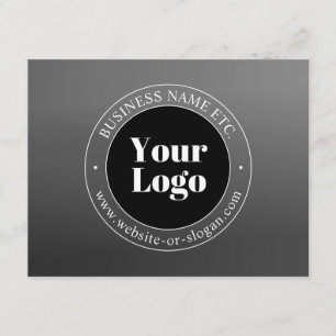 Tarjeta De Recepción Su logotipo o diseño de negocio y texto editable
