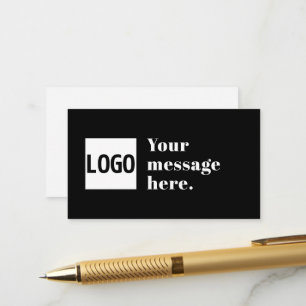 Tarjeta De Recepción Su logotipo o imagen cargada y texto retro editabl