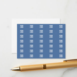 Tarjeta De Recepción Su logotipo o imagen   Patrón de rayas verticales