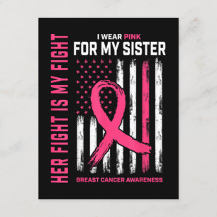 Tarjeta De Recepción Su Lucha Es Mi Lucha Que Llevo Pechuga De Hermana 