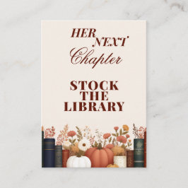 Tarjeta De Recepción Su siguiente capítulo de acciones: La biblioteca,