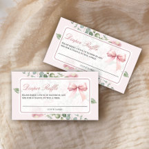 Subasta de pañales con lazo coquette floral rosa r