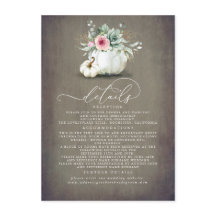 Suculentas calabazas de oro deja detalles Bodas