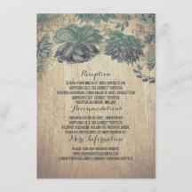 Sucultores Detalles del Boda de Madera Rústica
