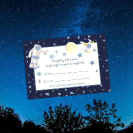 Tarjeta De Recepción Sugerencias de nombres medianoche en el espacio ul