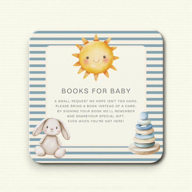 Tarjeta De Recepción Sunny Bunny Books For Baby Baby Shower Enclosure  (Subido por el creador)
