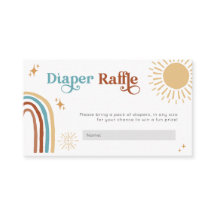 Sunshine Baby Shower Diaper Raffle
