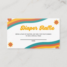 Tarjeta De Recepción Sunshine Baby Shower Diaper Raffle Ticket