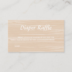 Tarjeta De Recepción Surfboard Beach Diaper Raffle Game