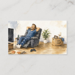 Tarjeta De Recepción Sus Cosas Se Han Ido - Divorcio Feliz