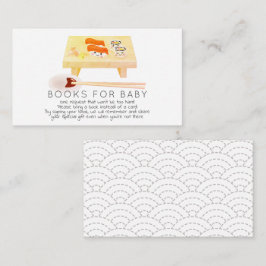 Tarjeta De Recepción Sushi Baby Shower Book Request Enclosure Card