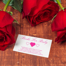Tarjeta De Recepción Sweet Hearts Baby Shower Books For Baby