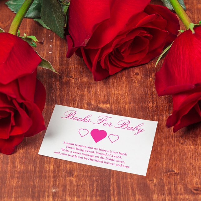 Tarjeta De Recepción Sweet Hearts Baby Shower Books For Baby (Subido por el creador)