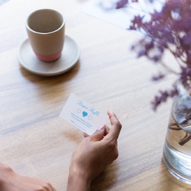 Tarjeta De Recepción Sweet Hearts Baby Shower Diaper Raffle (Subido por el creador)